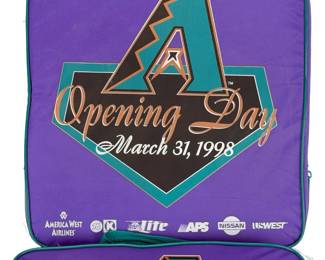 Arizona Diamondbacks 1998 Opening Day Seat Cushions (Lot of 2) Bank One Ballpark