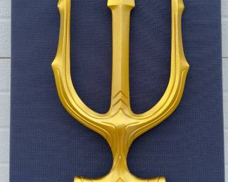Aquaman Trident of Atlan Full Size Prop Replica with Display Mount