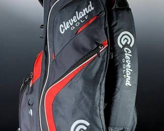 Cleveland Golf Cart Bag, Red & Gray, 14-Way Divider, Excellent Storage