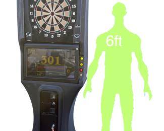 Arachnid 360 Bullshooter GALAXY # Model 11000 Coin-Op Electronic Dart Board Arcade