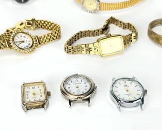 Lot of 19 Vintage Ladies Watches: Seiko, Citizen, Mido, Anne Klein. & More- For Repair/Parts