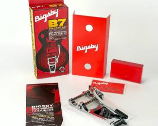 Bigsby B7 Vibrato Kit Tailpiece for Arch Top Guitars Les Paul Silver Jet
