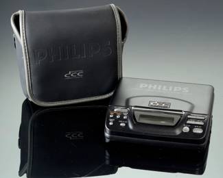 Philips DCC130 Vintage Portable Digital Compact Cassette Player with Case