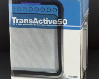 Alesis TransActive 50 50W Multipurpose Portable Mixer/Amplifier/Speaker NIB