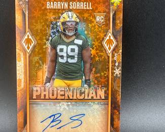 Barryn Sorrell Autographed Numbered Card