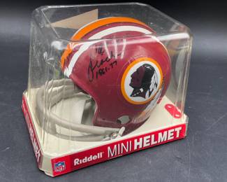 Pat Fischer Washington Redskins Signed Mini Helmet