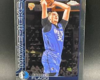 Cooper Flagg Topps Chrome Rookie Card