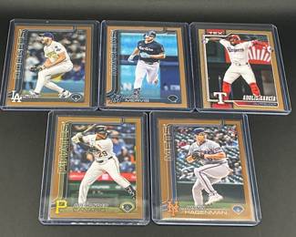 Numbered Baseball Cards