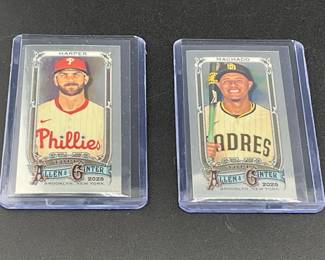 2 Topps Foil Allen & Ginter Cards