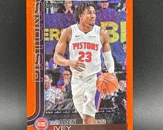 Jaden Ivey 4/25 Numbered Card