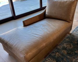 Fantastic high quality leather chaise