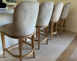 4 of these fabulous bar stools 30” high seat I believe