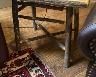 Birchwood end table lamp table will also have a matching headboard and oversize chair that goes with table and bench that is in master bedroom picture