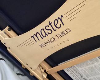 Master brand, travel, massage table