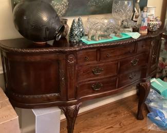 Hand carved buffet