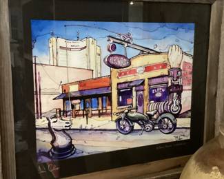 Signed artwork from local artist