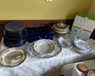Plates, cups
