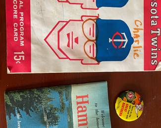 Twins officials program 1964