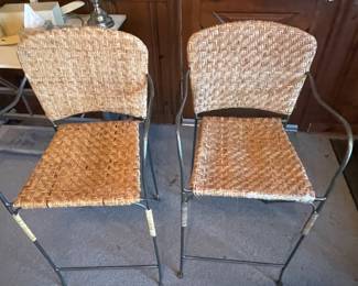Two bar stools