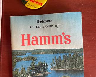 Hamm’s booklet; Great Northern Railway pin