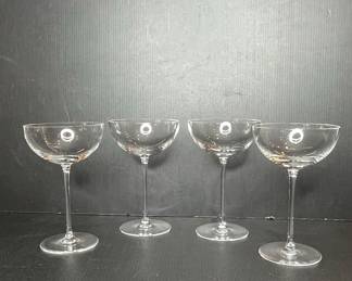 Crystal Coupe Glasses