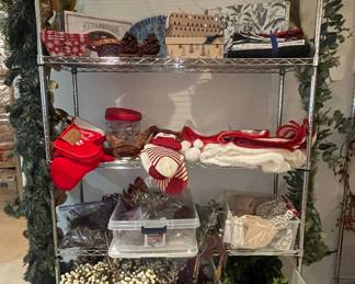 Assorted Christmas Decorations and Ornaments