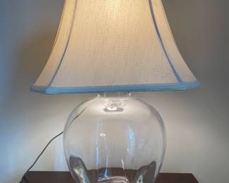 Simon Pearce Glass Lamp
