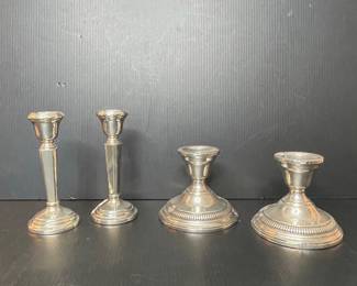 Lamerie Sterling Weighted Candlesticks second image