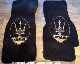 Maserati Ghibli or Quattroporte or Levante Carpet Floor Mats