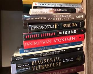 Assorted Hardcover Books including Fiction and Medical Texts