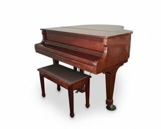August Hoffman Grand Piano with Bench fifth image