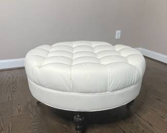 Miles Talbott Tufted Round Ottoman