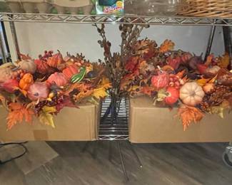 Artificial Fall Harvest Wreaths
