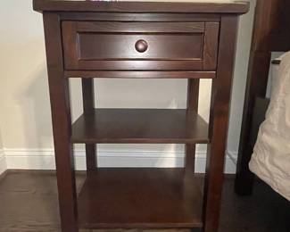 Pottery Barn Teen Dark Wood Nightstands (2)