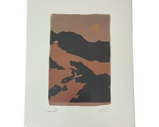 Moonlit Landscape Print by Coco Shalom