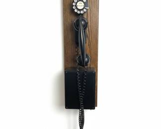 Western Electric Vtg Rotary Dial Wall Phone