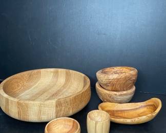 Crate  Barrel Aaron Probyn Wooden Bowls