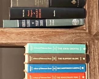 Assorted Hardcover Books, including 'A Series of Unfortunate Events' set