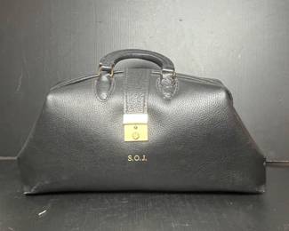 Black Leather Doctors Bag