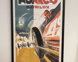 Monaco Grand Prix Poster by Robert Falcucci