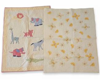 Safari  Butterfly Theme Baby Quilts