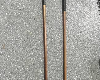Vintage Hickory Shaft Golf Clubs