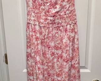 Anthropologie Smocked Midi Dress second image