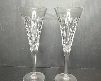Waterford Crystal Millennium Collection Love Flute Glasses