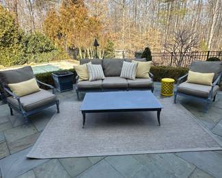 Restoration Hardware Klismos Outdoor Furniture Set