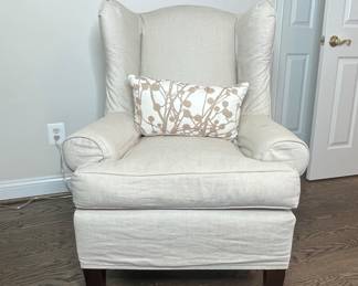 Pottery Barn Champlain Wingback Upholstered Chair