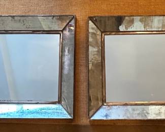 Crate & Barrel Dubois Large Square Wall Mirrors