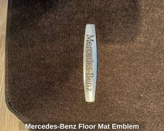 MercedesBenz Floor Mat Emblem