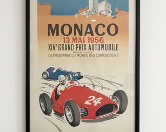 Monaco Grand Prix Poster by Jean Ramel