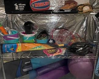 Assorted Sports and Fitness Equipment